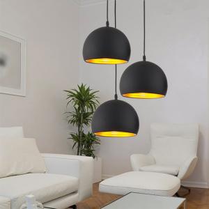 Wholesale Simple ball Pendant lights 20cm 25cm decorative E27 lamps Restaurant White black pendant lamp(WH-VP-96) from china suppliers