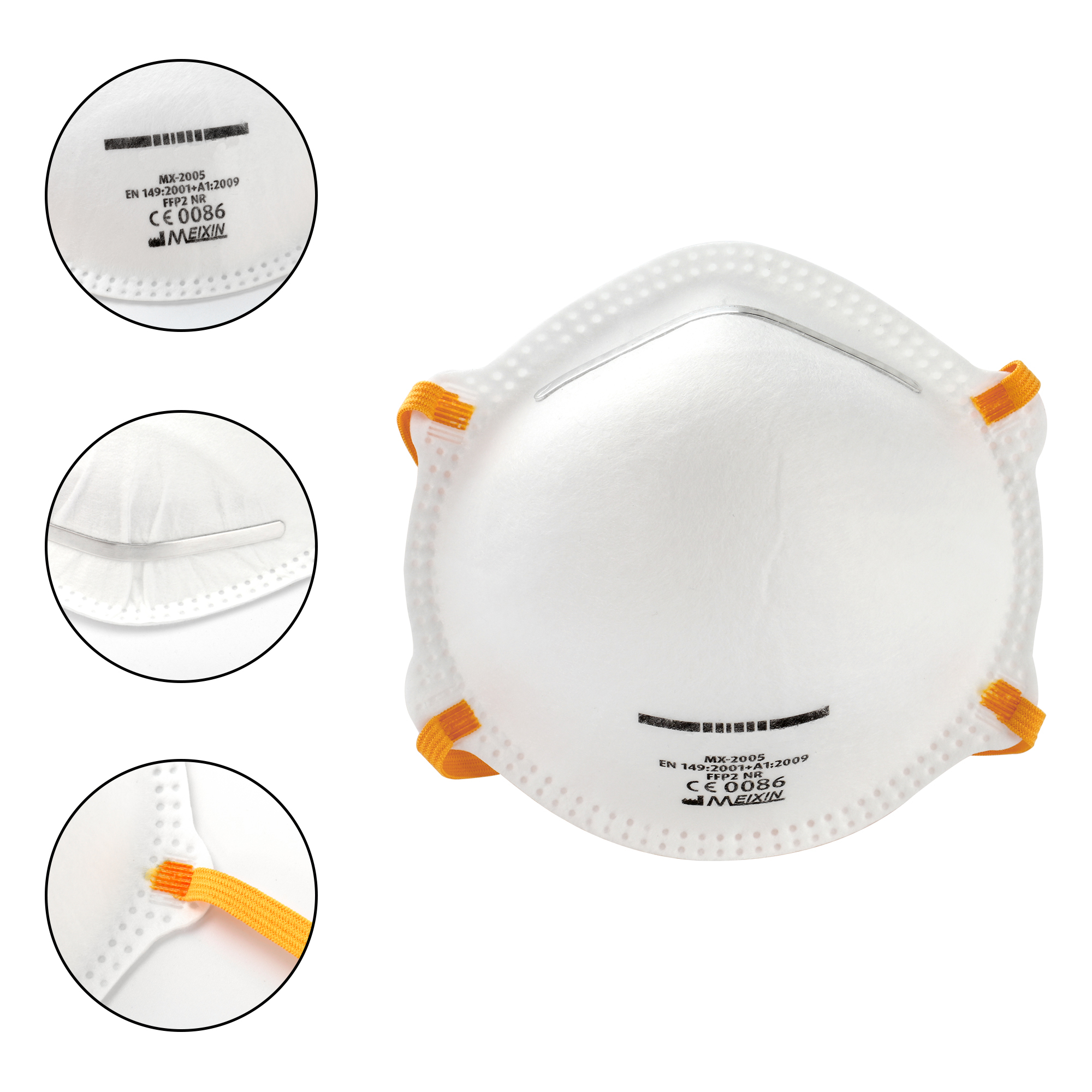 Breathable FFP3 Dust Mask Respirator Face Mask Customized Logo For Public Place