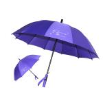 Solid Color Automatic Open Umbrella Customized Logo Printing Purple Rain