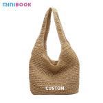 Large Capacity Handmade Woven Tote Bag Moroccan Summer Beach Shoulder Bag for