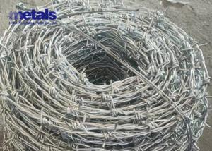 Wholesale Galvanized 12.5 Gauge Single Strand Barbed Wire Fence Roll Pvc Coated Barbed Wire Fence from china suppliers