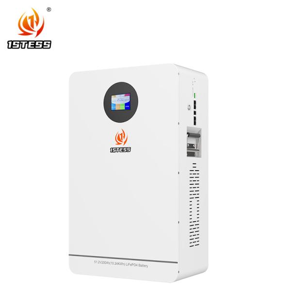 10.24kWh Storage System Lithium 200ah 51.2V Lifepo4 Battery Wall-mounted Stand
