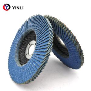 Wholesale T27 115mm Zirconia Flap Disc 120 Grits For Stainless Steel from china suppliers
