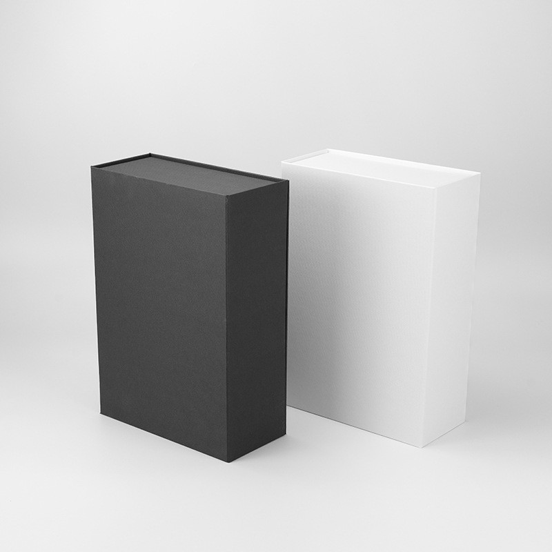 Art Paper Black Magnetic Closure Custom Paper Packaging Gift Jewelry Box for Environmental Gift Display
