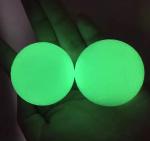 Luminous golf balls