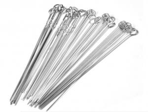 China BBQ Skewer Material Stainless Steel For Barbecue Tool Customize Meat Skewers on sale
