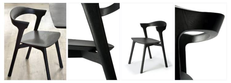Certified Nordic Modern Wood Leisure Chair for Hotel Restaurant Wood Dining Chair 53cm*50cm*76cm