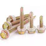Building Roofing Screw ST5.5 Galvanised Metal Hexagon Head Tek Wood Stainless