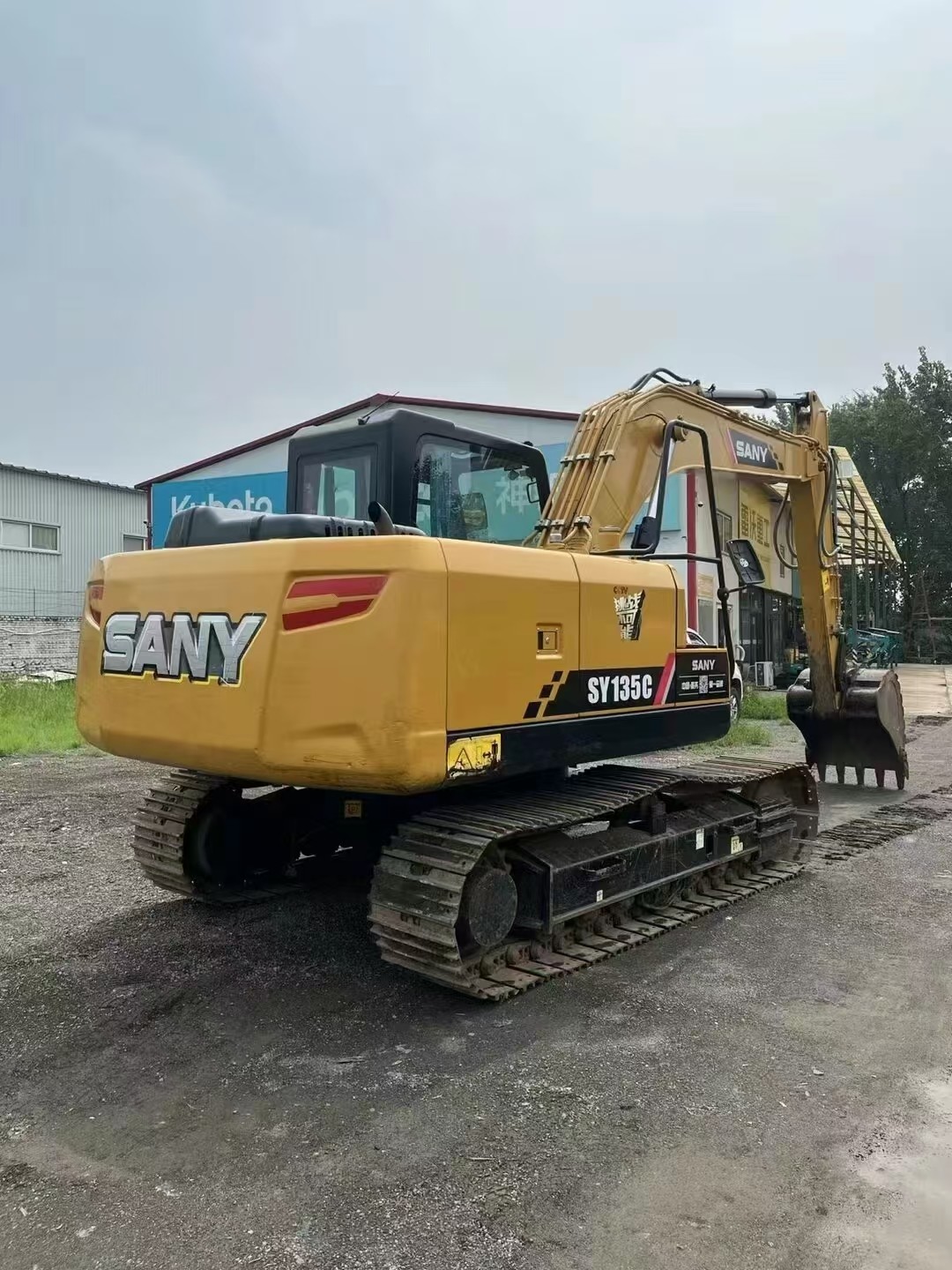 13ton Middle Used Sany Excavators Backhoe Excavators Sany Sy135 13500kg Crawler Machinery