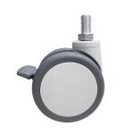 5 Inch Twin Rotating Wheel Medical Caster for Hospital Equipment in US Currency
