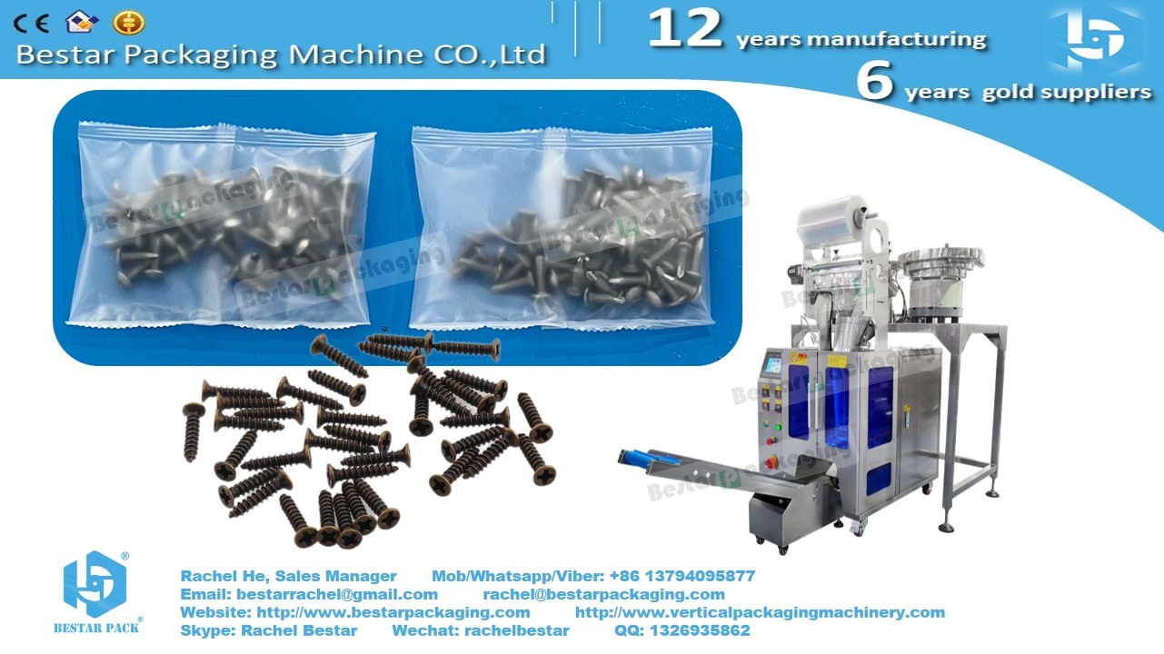 Bestar packaging machine working in automatic count and semi auto feeding modes