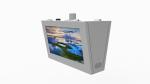Double Faced Bus Stop Digital Signage 22inch Digital Information Sign