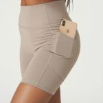 Compression Running Sports Workout Shorts 4XL High Waist For Ladies