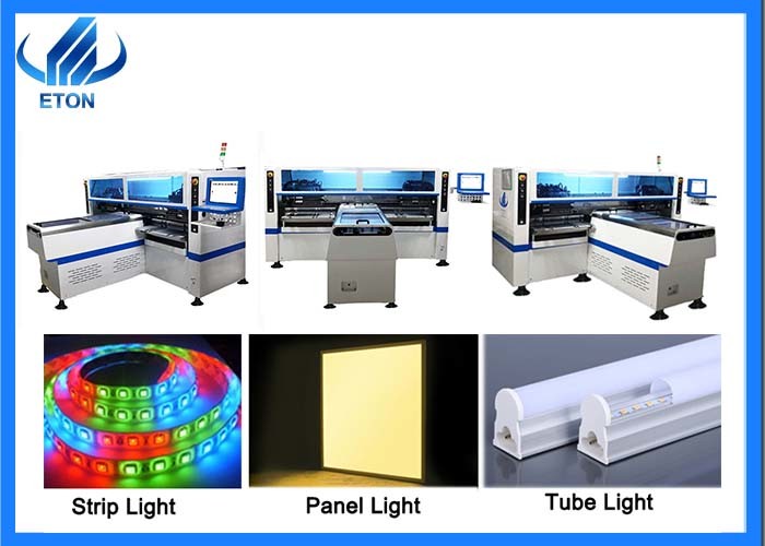 Dual Arm Magnetic Linear LED High Speed SMT Machine For LED Tube / Panel Light