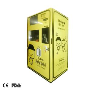 Wholesale scenic spots food grade material orange juice auto vending machine from china suppliers