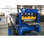Dovetail Roof Floor Deck Roll Forming Machine 24 Inches Galvanized Metal Steel
