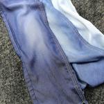 Summer Lady Jeans Pants Or Shirt Light Weight Denim Fabric No Elastic 100%