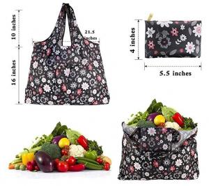 China Vegetable Durable Heavy Duty Oxford Polyester XLARGE CAPACITY T-Shirt 201D Polyester Eco Shopping Big Tote Bag on sale