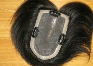 Wholesale 8 Inch Straight Chinese Human Lace Top Closure Toupee / Black Hair Weave from china suppliers
