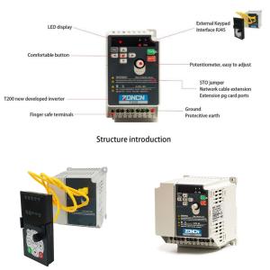 Wholesale ZONCN T200 Series 15KW Vfd Frequency Drives Low Voltage 380v from china suppliers