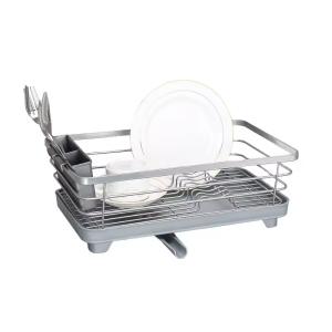 Wholesale Durable Dish Rack Kitchen Organization With Drain Tray And Utensil Holder from china suppliers