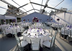 Wholesale Luxury Transparent Tents Clear Roof Marquee Party Wedding Tent For 500 People from china suppliers