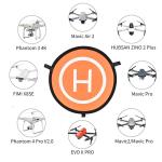 Drones Landing Pad Round 55CM Universal Waterproof Fast Folded
