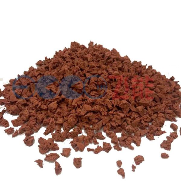Food Grade Rubber Mulch Pallet Safety Soft EPDM Granules Chopped Rubber For