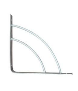 Wholesale Durable White Metal Shelf Brackets 150×150mm / 200×200mm Easy To Install from china suppliers