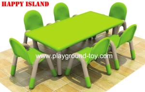 Wholesale Kindergarten PP Plastic Rectangular Table For Nursery School Children from china suppliers