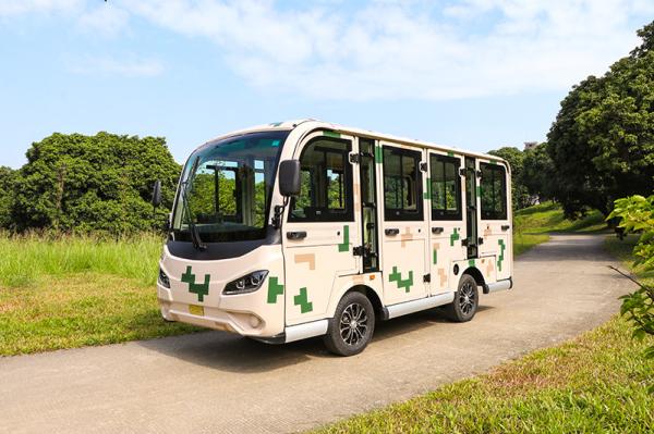 Fully Enclosed Electric Shuttle Bus SIghtseeing Bus With Trojan Battery 11