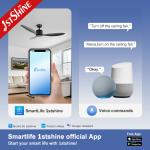 1stshine Decorative Ventilador de Teto Class A Energy Efficiency for Optimal