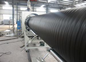Flexible Spiral HDPE / Pvc Pipe Manufacturing Machine With  CE ISO9001 Certificate