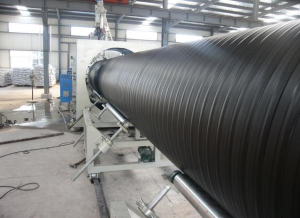 Quality Flexible Spiral HDPE / Pvc Pipe Manufacturing Machine With  CE ISO9001 Certificate for sale