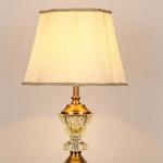 Crystal table lamp wedding hotel bedroom bedside light modern bedside modern
