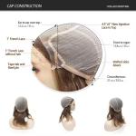 Jewish Wigs Brown Injection Silk Top Kosher Lace Front Jewish Wigs New Glueless