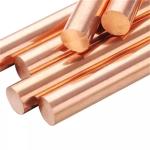 JIS C1100 Copper Round Bar ASTM T2 T3 TP1 TP2 Hairline Brush For Aerospace Ships