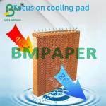 95g Brown Color Cellulose Paper Cooling Pad Wall For Poultry House Cooling