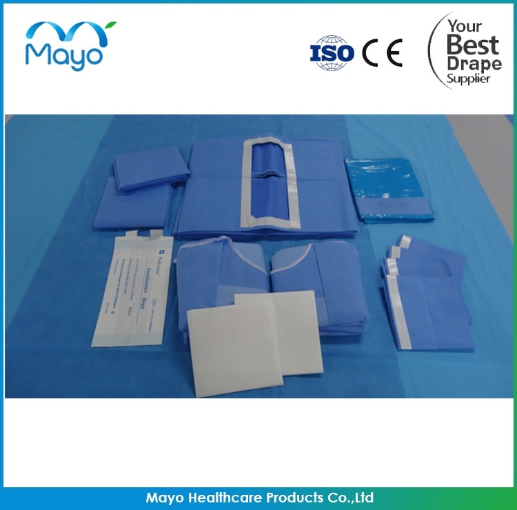 Best Price Surgical Disposable Sterile Laparotomy Drape Pack with CE ISO FDA