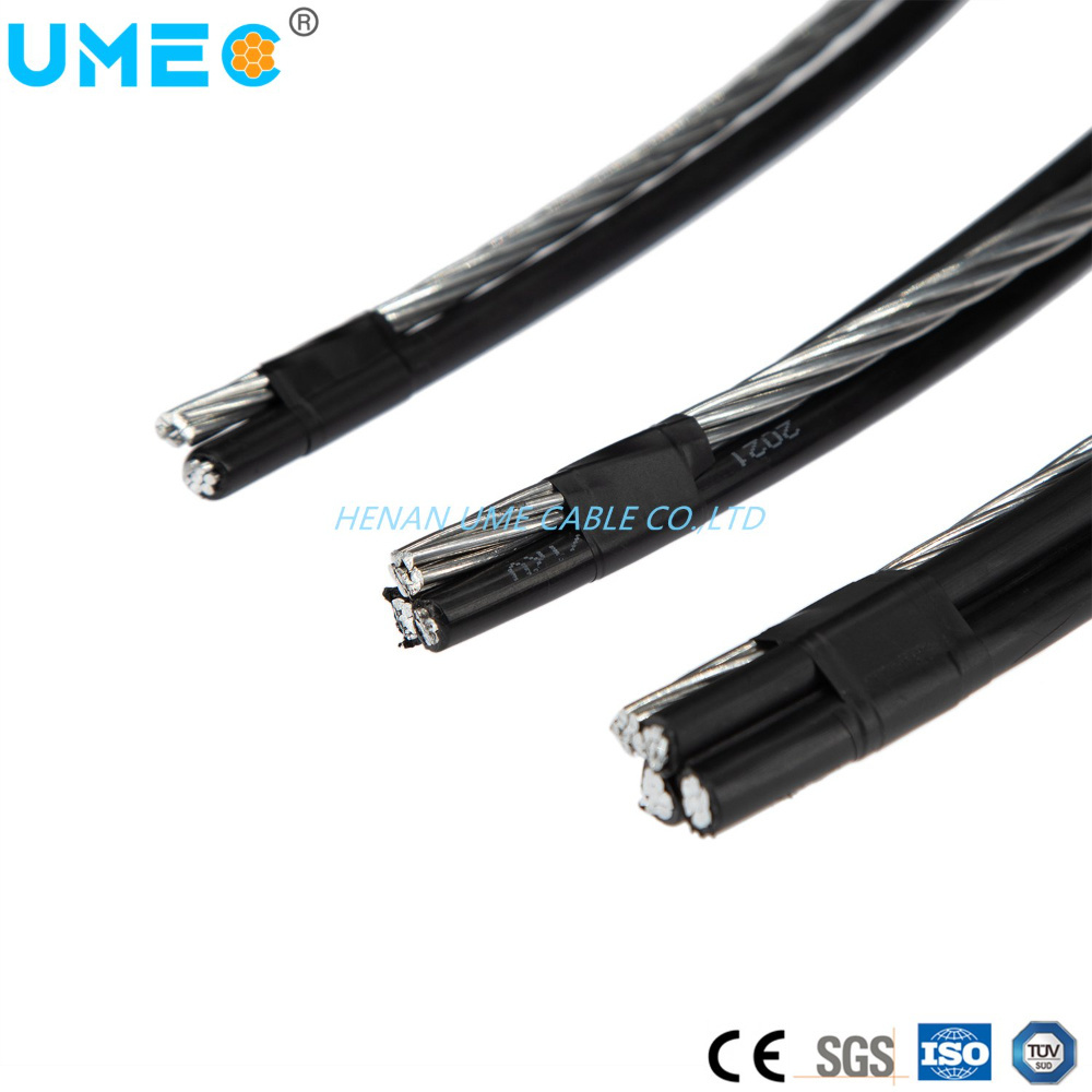 New Brand All Size PVC/XLPE/PE Insulated AAC/ACSR/AAAC Conductor Duplex Service Drop Cable