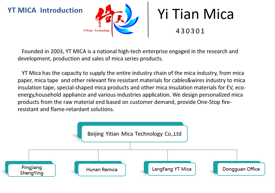 Single Sided Fire Resistant Mica Tape Roll For Power Cables / Underground Cables
