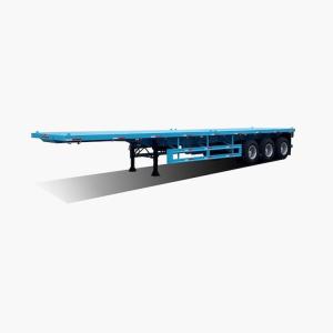 Wholesale 3 Axles 40FT Flatbed Semi-Trailer with BPW Axle 12t and Air Bag Spring Suspension for Efficient Heavy Cargo Transportation from china suppliers