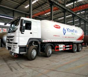 Wholesale Mobile Howo Propane Tank Truck / LPG Delivery Truck 8x4 36000 Liters ZZ1317N4667W from china suppliers