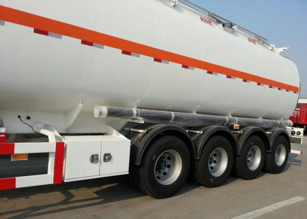 Carbon Steel Diesel Fuel Transfer Semi Trailer With 2 Axle 3 Axle 4 Axle