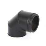 Tee Fitting Black Chimney Pipe Components EN1856-1 Standard Stainless Steel