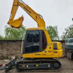used mini excavator komatsu pc60/second hand original paint excavator komatsu