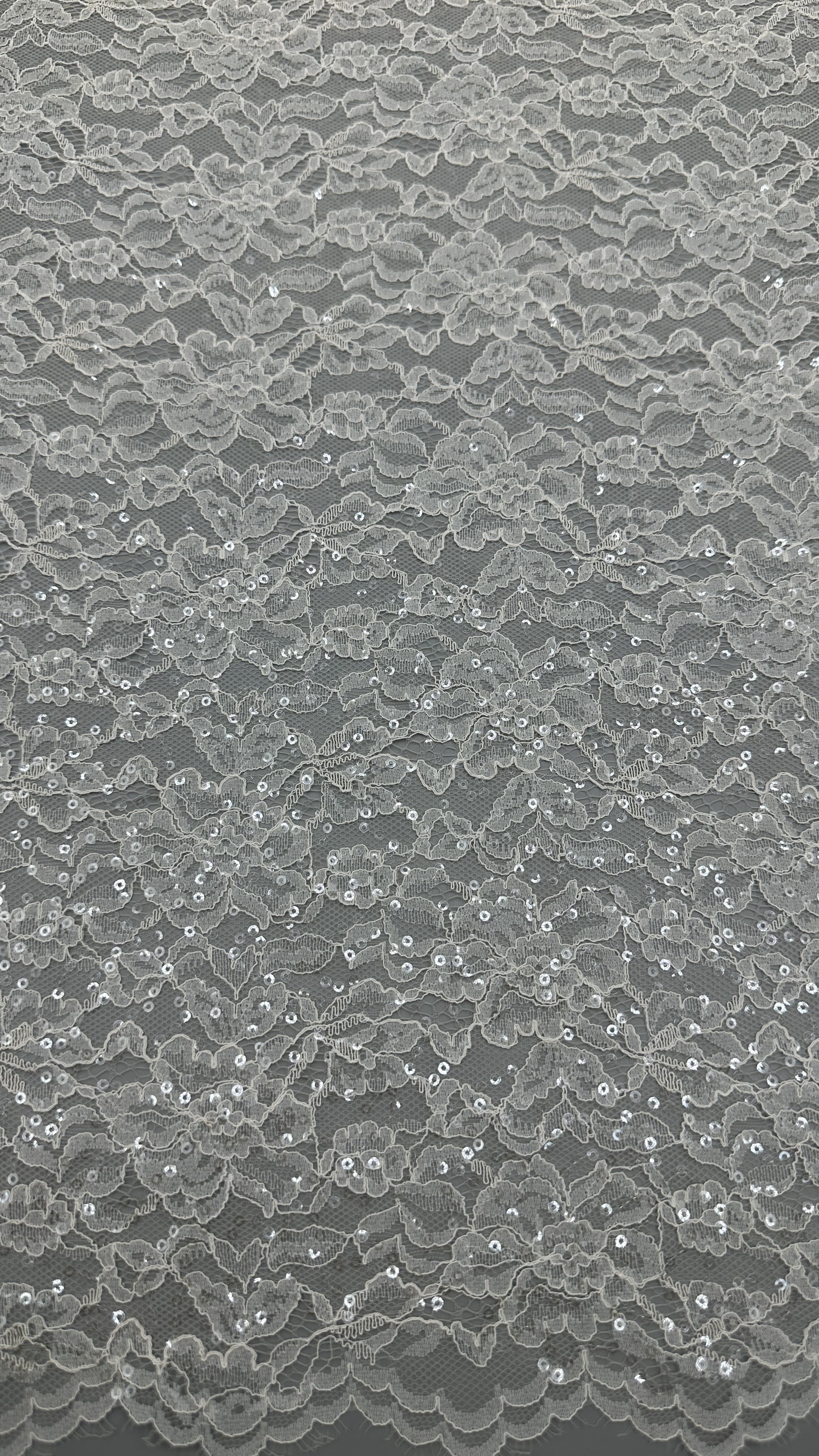 100% polyester Seuqin Embroidery Fabric Lusiate Sequin Lace Fabric Leafy Luxury Occasion Evening Fabric