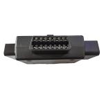 ABS PVC OBD2 Male To Female Adapter Durable Full 16 Pin For Car