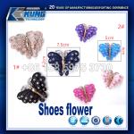 2D 3D Buckle Shoe Making Accessories Multicolor Eco Friendly Soft PVC
