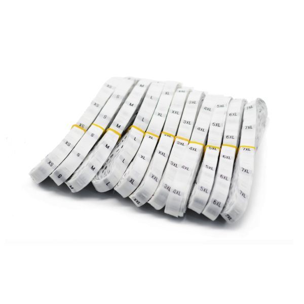 Folding clothing label Sew on Shoes Shape cloth label machine Custom Women Bags clothing material label